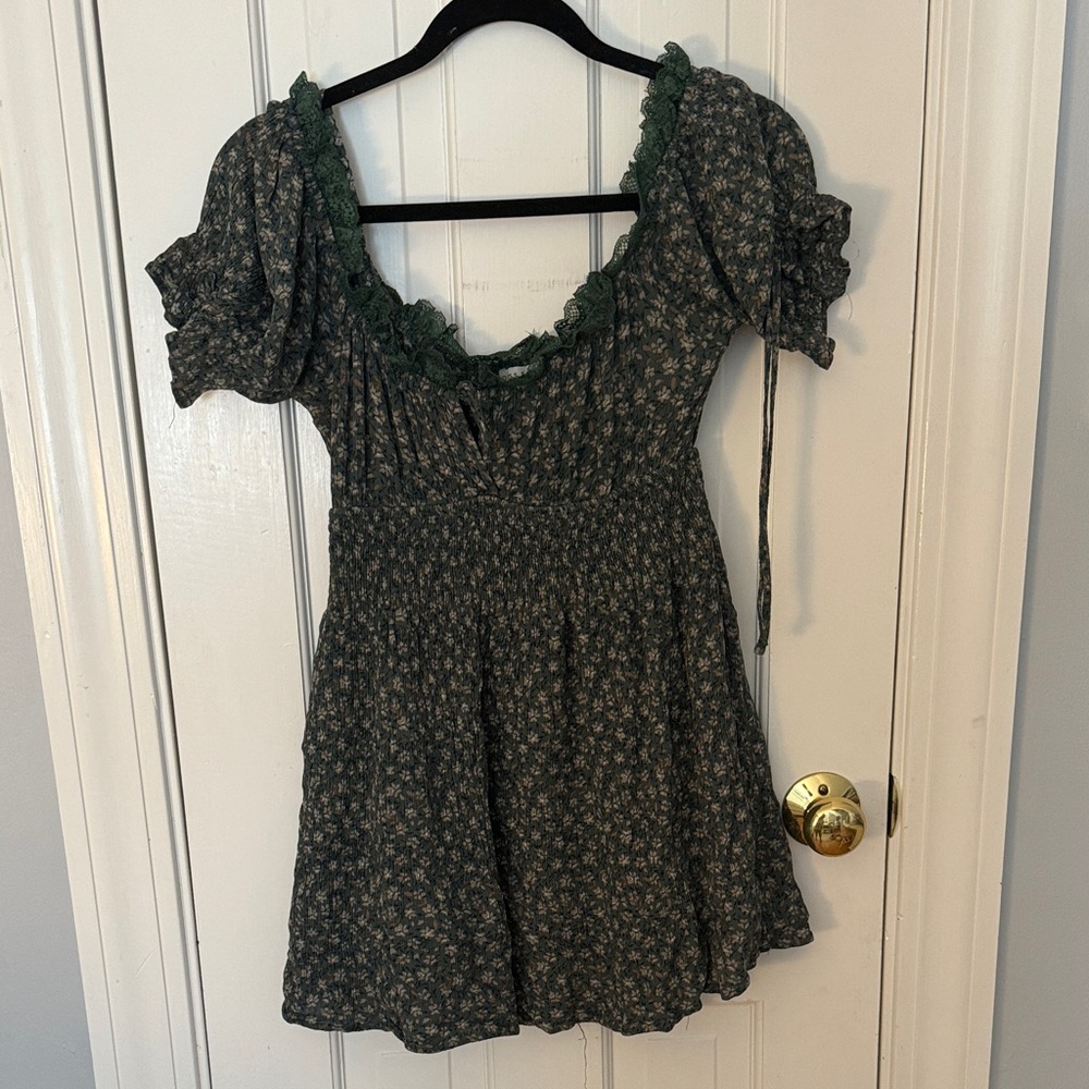 Floral Green Women's Top